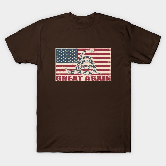 Great Again Flag T-Shirt by Etopix